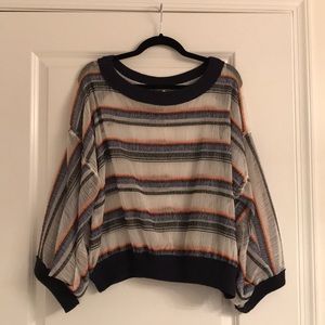 Free People mesh sweater